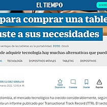 Consejos para comprar una tableta que se ajuste a sus necesidades